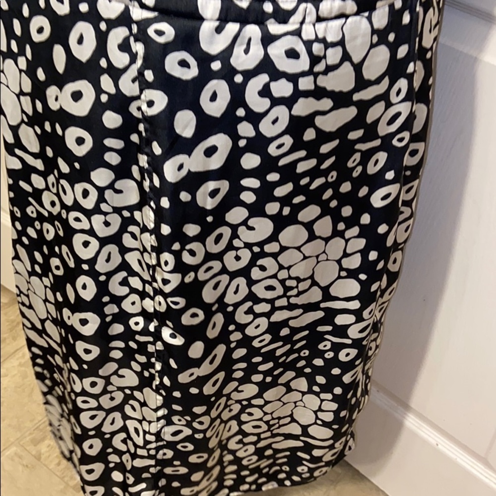 Old navy animal print black & white dress large - Picture 6 of 8